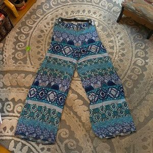 Wide Leg Palazzo Pants, Large